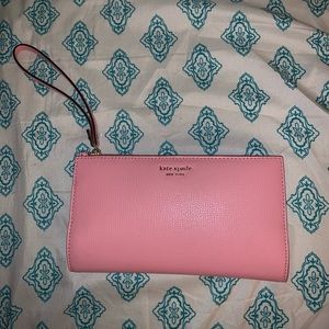 Pink Kate Spade Large Wallet/Wristlet